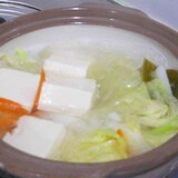 簡単な湯豆腐